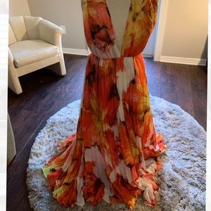 Lilly’s Kloset Summer Passion Floral Maxi Dress
